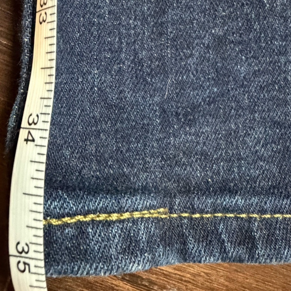 Polo Ralph Lauren Hampton Relaxed Straight Jeans Mens 38x36 Dark Wash Blue - Picture 6 of 12